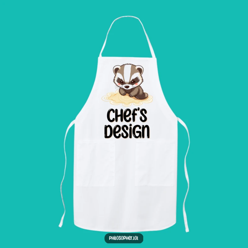 Funny Badger Apron: Create Masterpieces in the Kitchen