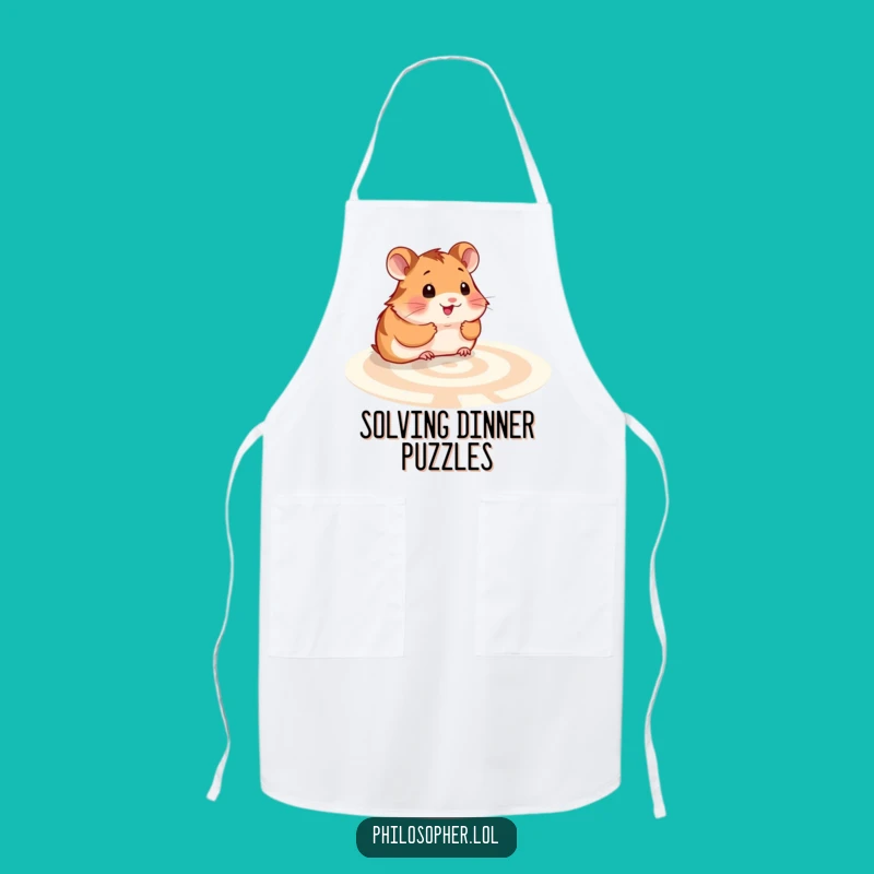 Funny Hamster Labyrinth Apron: Cook Up Complex Creations