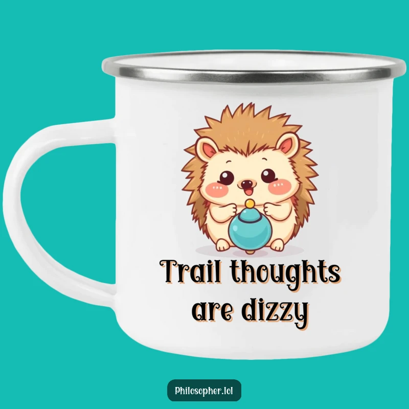Funny Hedgehog Camping Mug: Adventure and Humor for Outdoor Lovers