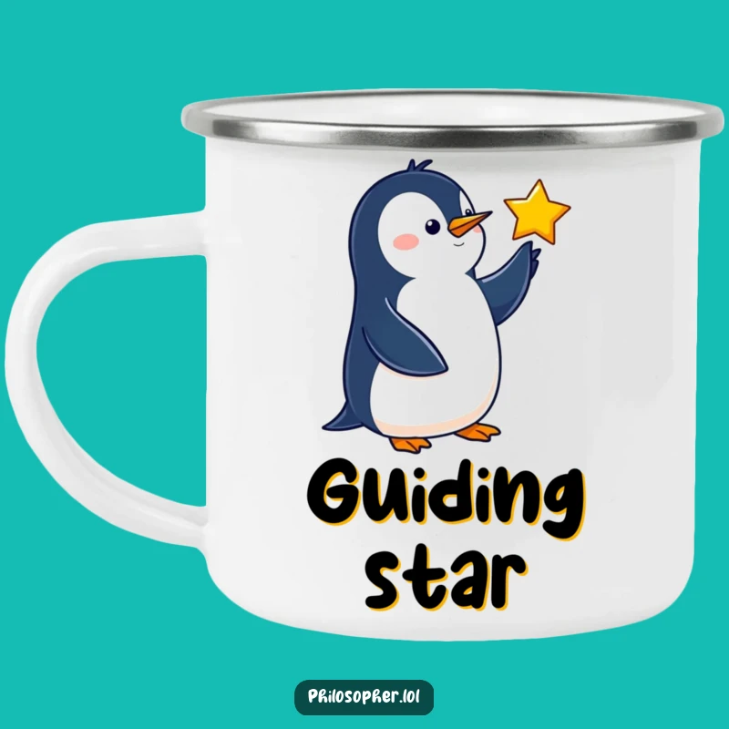 Funny Penguin Camping Mug: Sip Your Morning Coffee Under the Stars