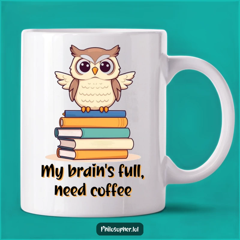Funny Wise Owl Librarian Mug: A Proud Scholar's Perfect Gift for Book Lovers