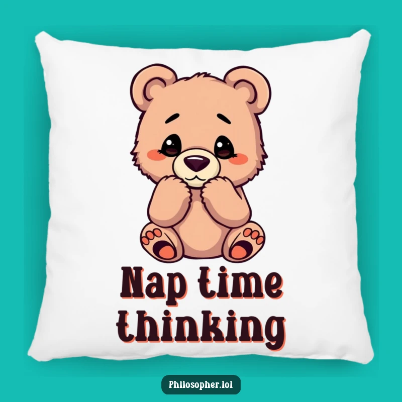 Funny Bear Cub Pillow: Add a Cozy, Thoughtful Touch with This Hilarious Accent