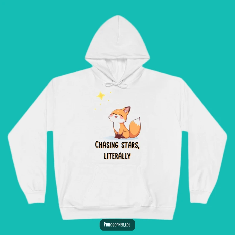 Funny Fox Star Gazer Hoodie: Stay Cozy with This Funny Gift