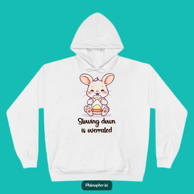 Cozy Funny Bouncing Bunny Hourglass Hoodie - Snuggle Up with Humor!