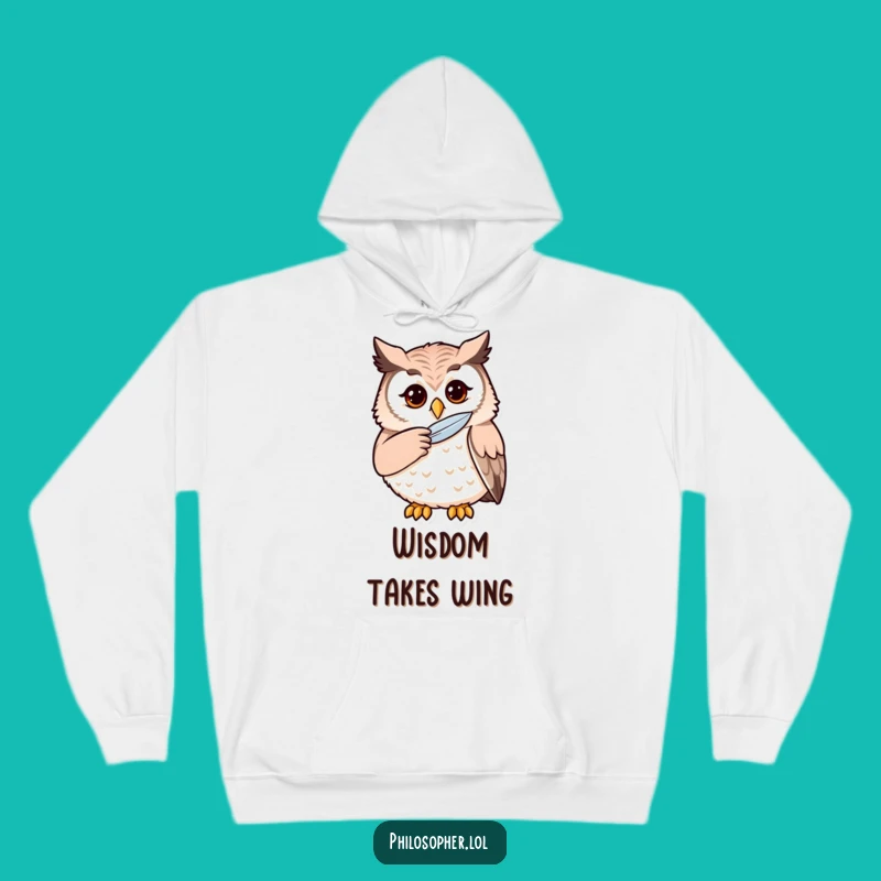 Funny Owl Hoodie: Cozy Comfort for Deep Thinkers
