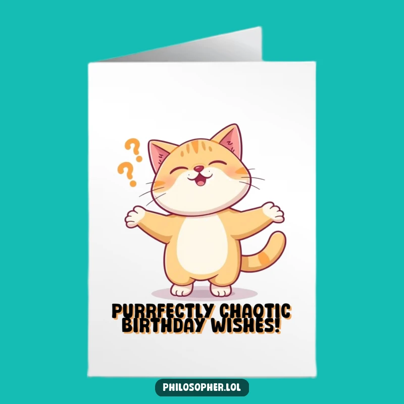 Free Printable Birthday Card: Funny Cat Reality Check Downloadable Gift