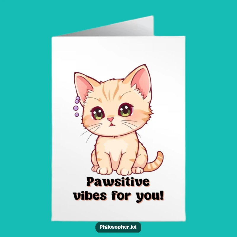 Free Printable Congrats Card: Kitten's Curious Congratulations, Downloadable Gift