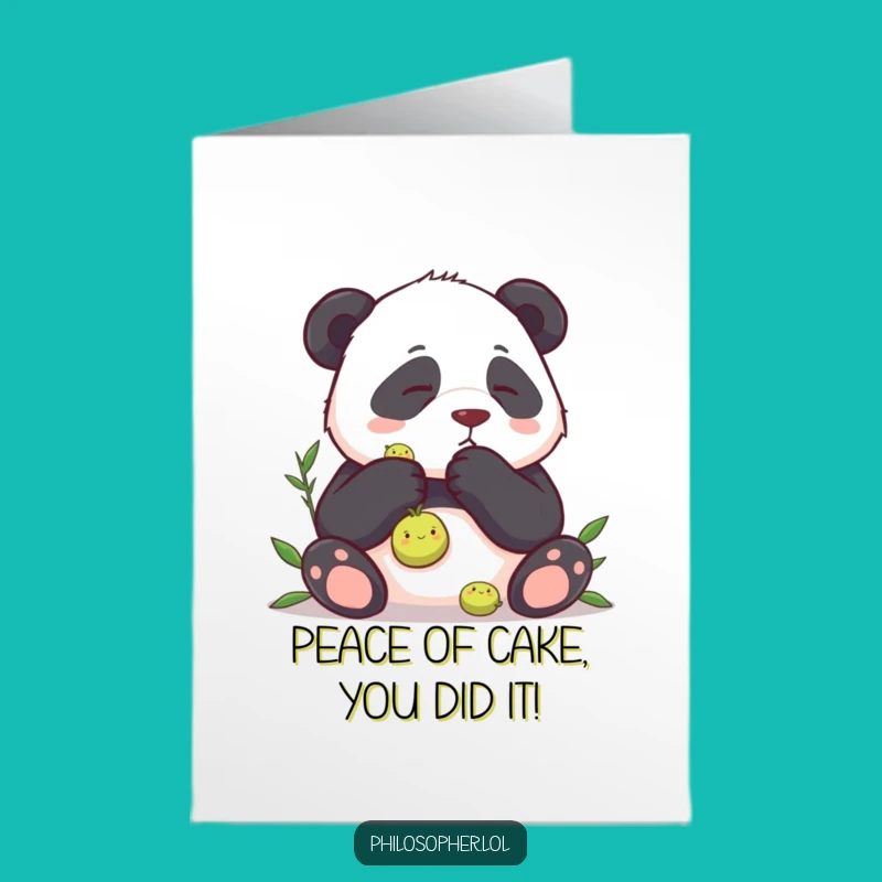 Free Printable Panda Pea Congrats Card - Hilarious Downloadable Gift