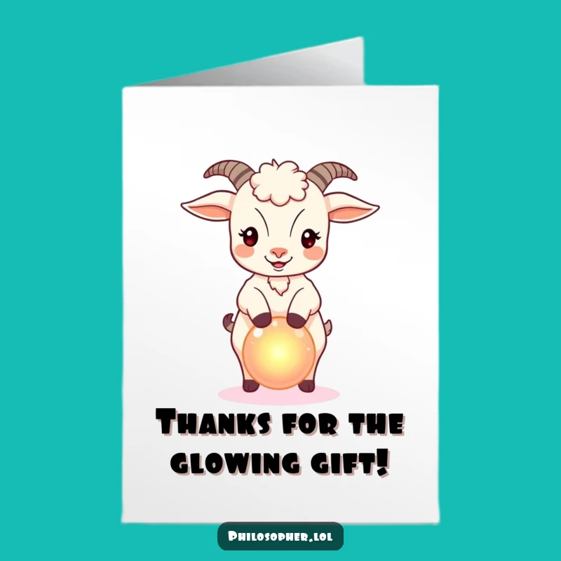 Free Printable Thank You Card: Goat's Magical Thanks, Hilarious Downloadable Gift for Appreciation
