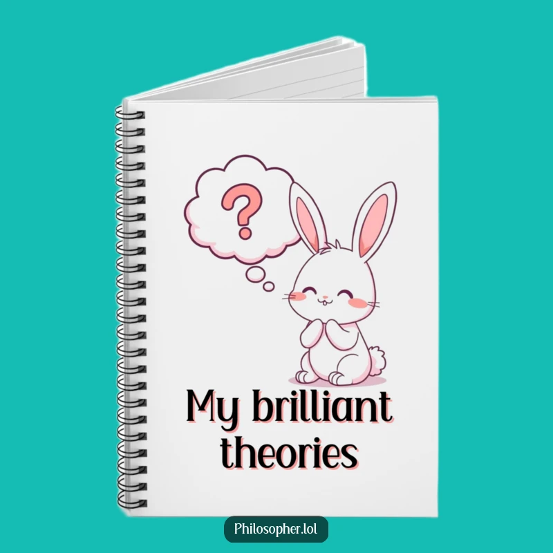 Funny Bunny Question Mark Notebook: Jot Down Your Brightest Ideas