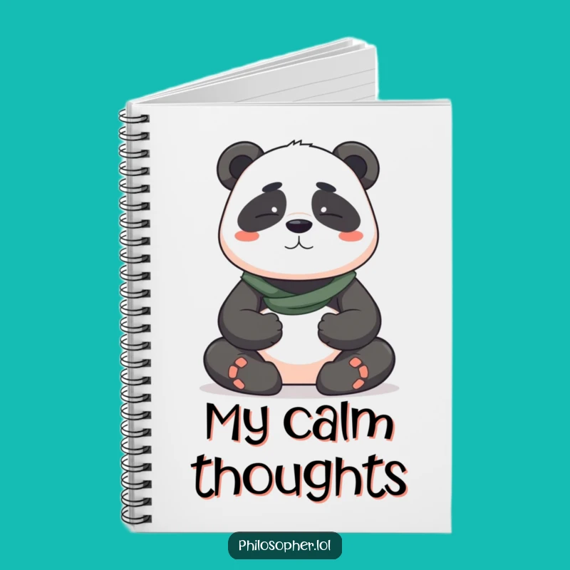Funny Panda Notebook - Hilarious Journal for Zen Minds & Peaceful Thoughts