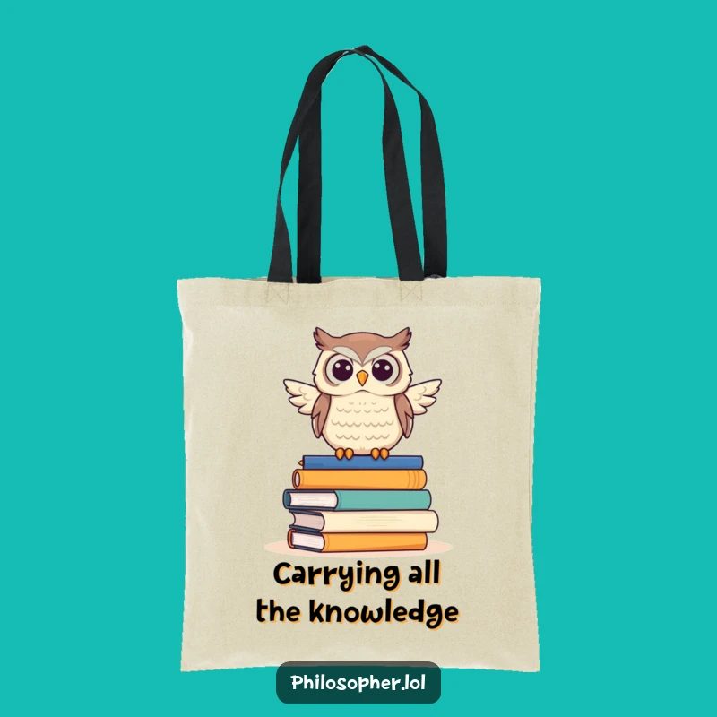 Funny Owl Tote Bag: Proudly Carry Your Books with This Hilarious Literary Accessory
