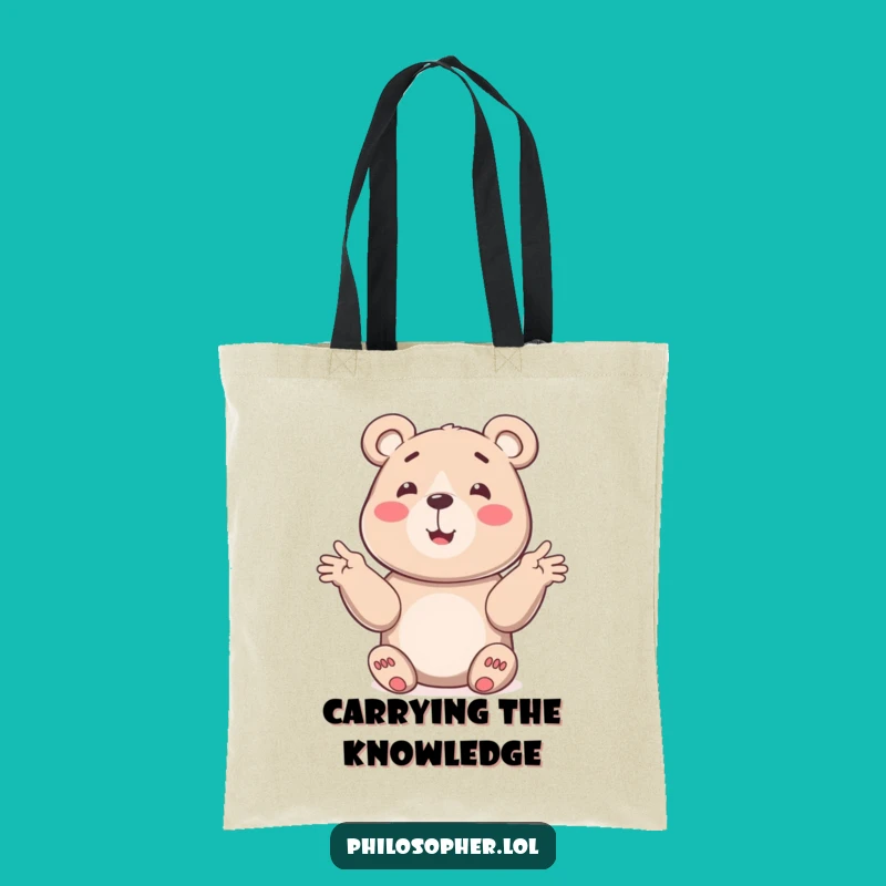 Funny Bear Tote Bag: Carry Your Ideas with This Hilarious Accessory